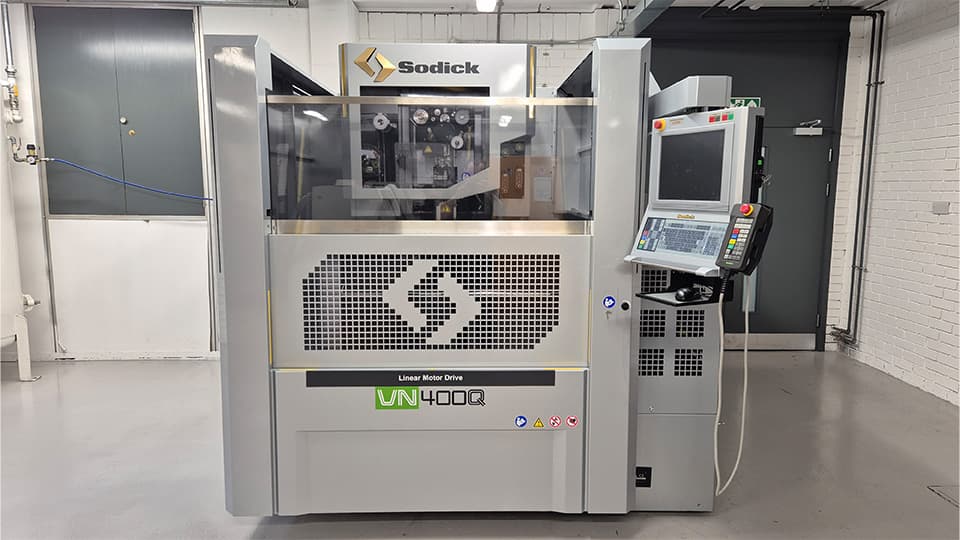 A wire electro discharge machining image