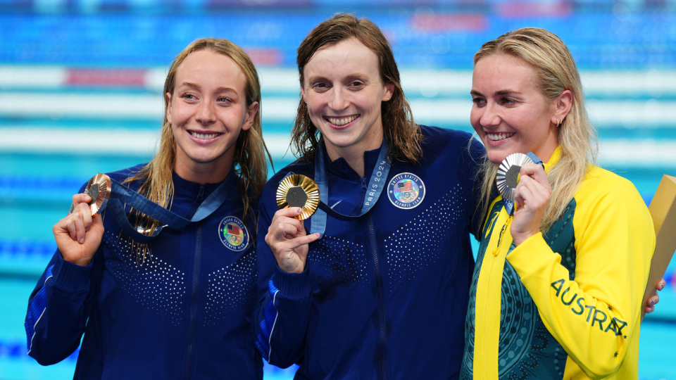 Paige Madden with her bronze medal