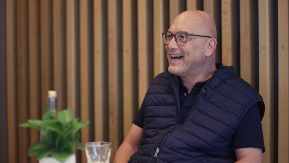 A photo of Gregg Wallace as he appeared on the experts in health podcast