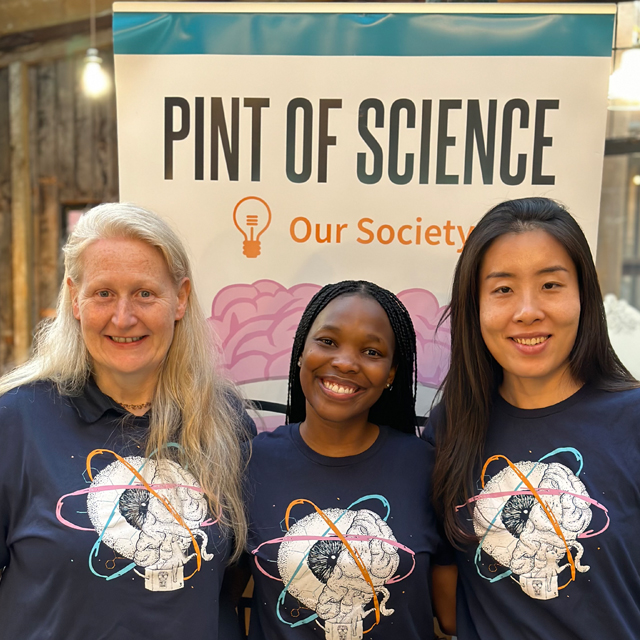 Three of the Pint of Science presenters